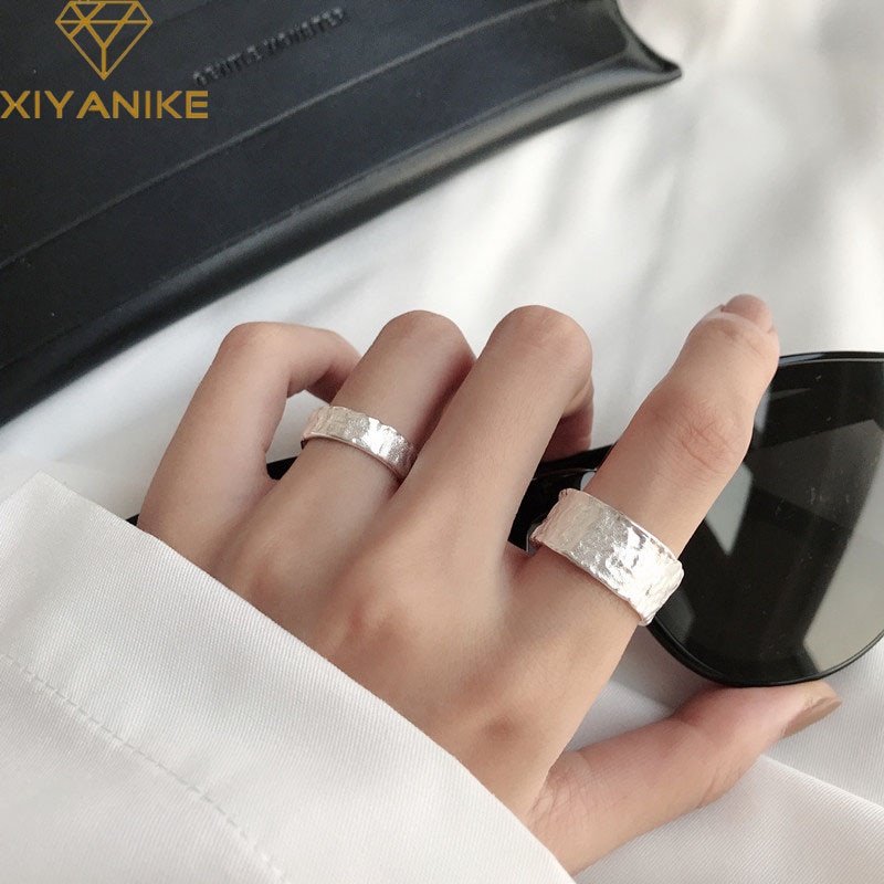 Xiyanike förhindra allergi 925 sterling silver parringar trendiga minimalistiska geometriska handgjorda smycken bröllopstillbehör