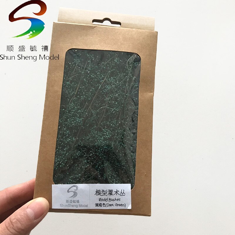 Products DIY Model Bush HO scale minitary Model grass scene landscape different colors For Model: dark green
