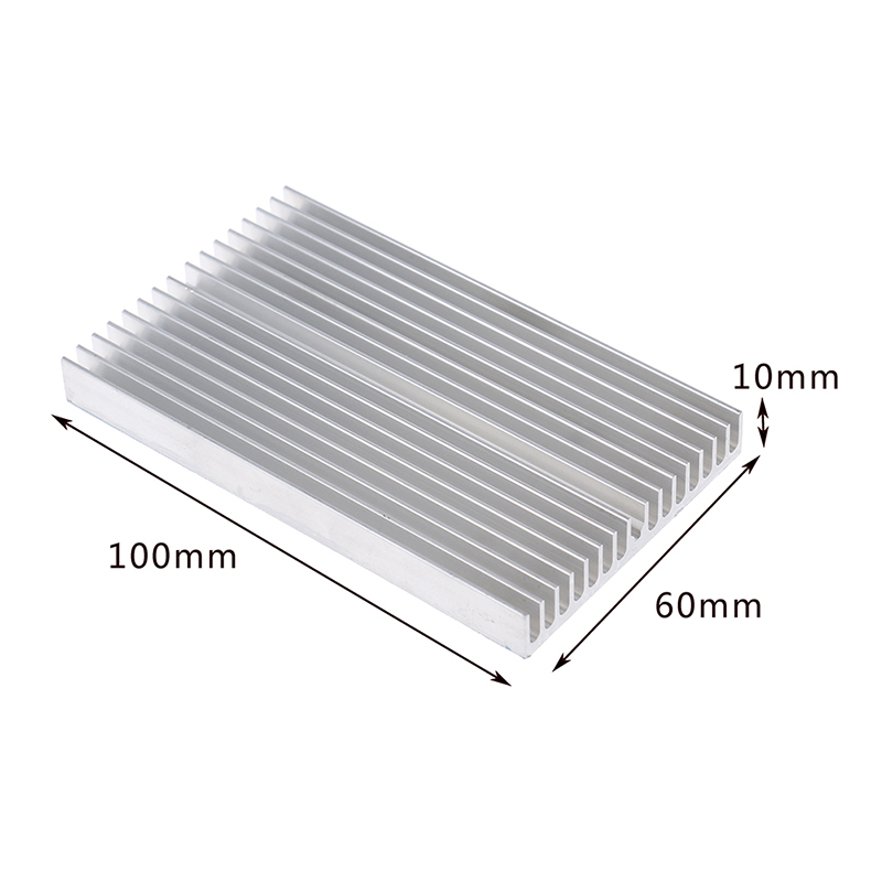Extruded Aluminum Heatsink For High Power LED IC Chip Cooler Radiator Heat Sink: Blue