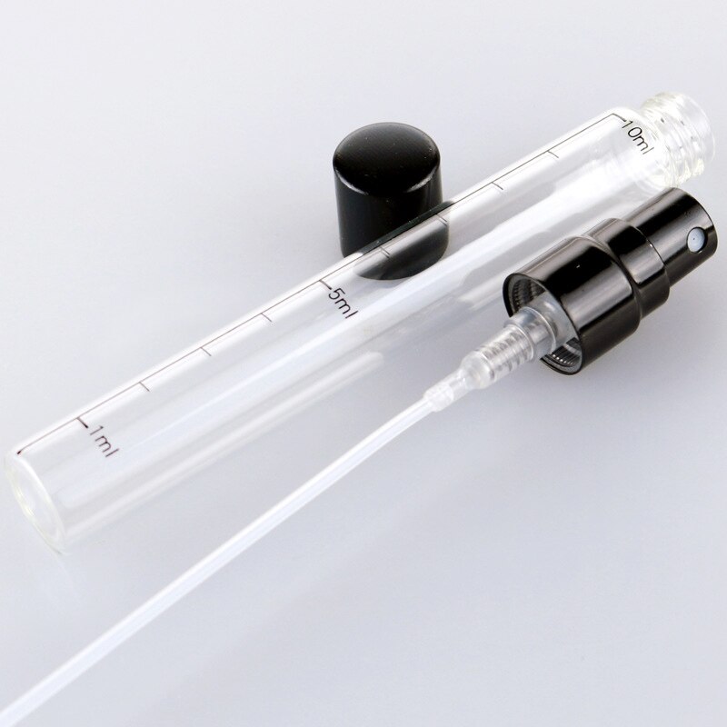 100 st/lot påfyllningsbar parfymflaska tom sprayflaska aluminium parfymflaskor atomizer kosmetisk resebehållare parfymer