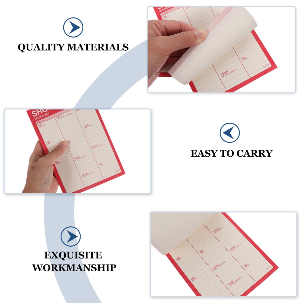 2 uds diario para hacer lista cuaderno de planificadores práctica Bloc de notas lista de compras