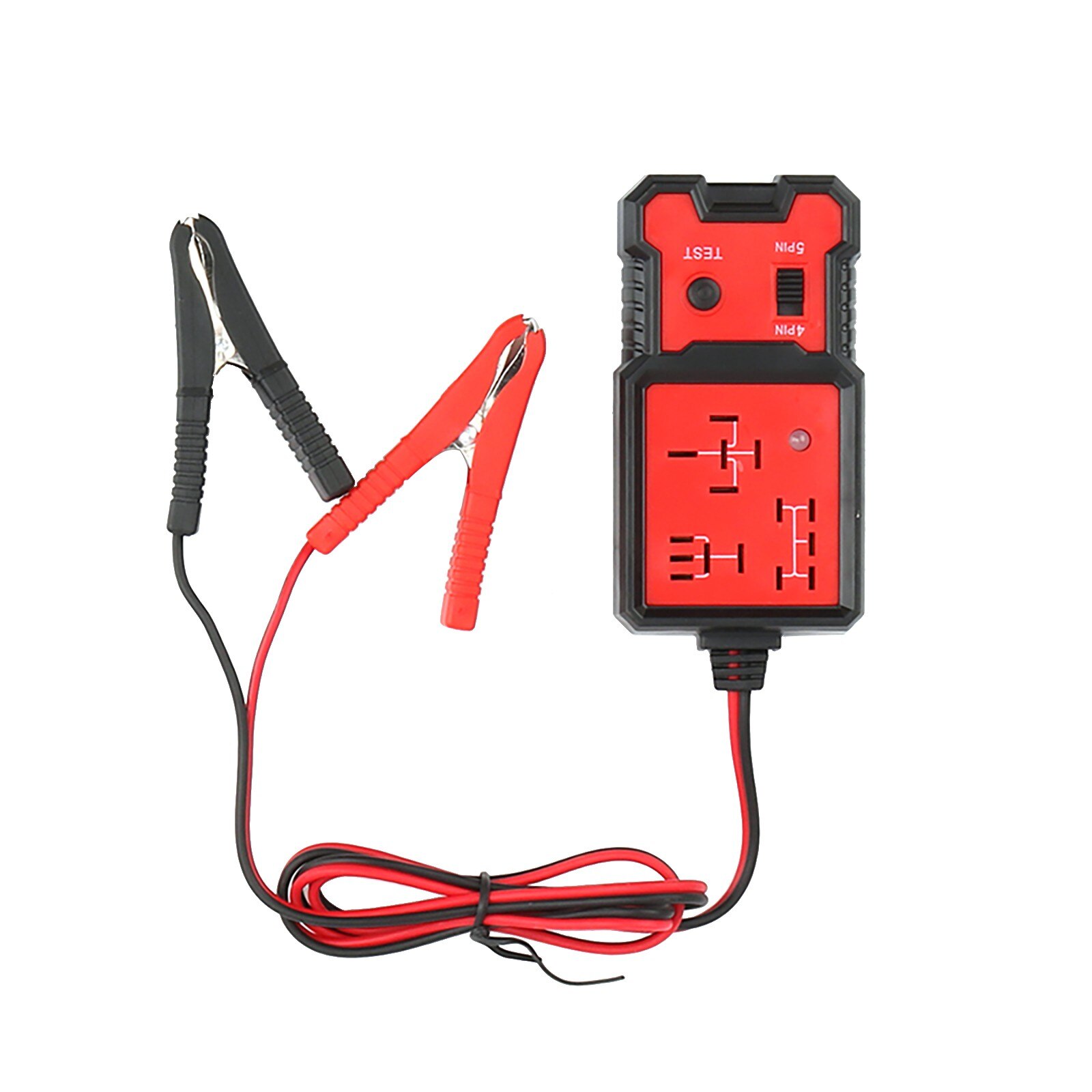 12V Battery Checker Car Battery Load Tester Car Four-pin Five-Pin Relay Tester Universal Electronic Automotive Relay Tester: Default Title
