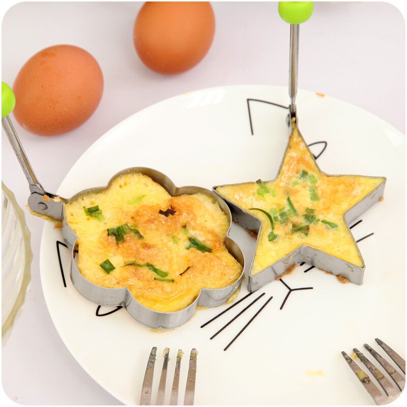Moule à œufs frits en acier inoxydable , pour crêpes, Omelette, outils de cuisine, accessoires de cuisine, Gadget
