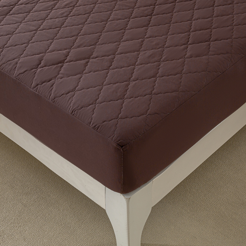 Waterproof Mattress Protector - Hypoallergenic Mattress Cover, Soft & Noiseless, Waterproof Bed Sheet, Anti-Slip Washable,Coffee: 1.0m (3.3 feet) bed