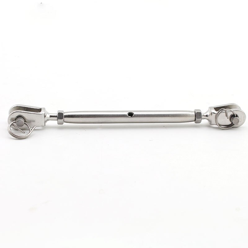 M5 M6 M8 M10 M12 M16 Stainless Steel 304 Stainless Steel Marine Sailboat Rigging Screw Closed Body Jaw/Jaw Turnbuckle