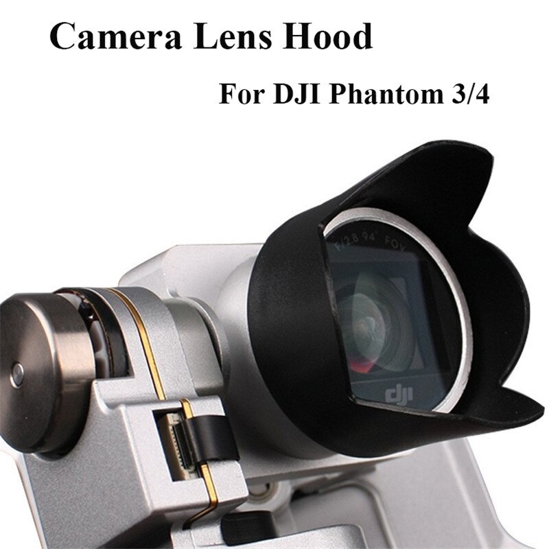 Camera Zonnekap Lens Shade Voor Dji Phantom 4 En Phantom 3 Standaard, Professionele En Geavanceerde