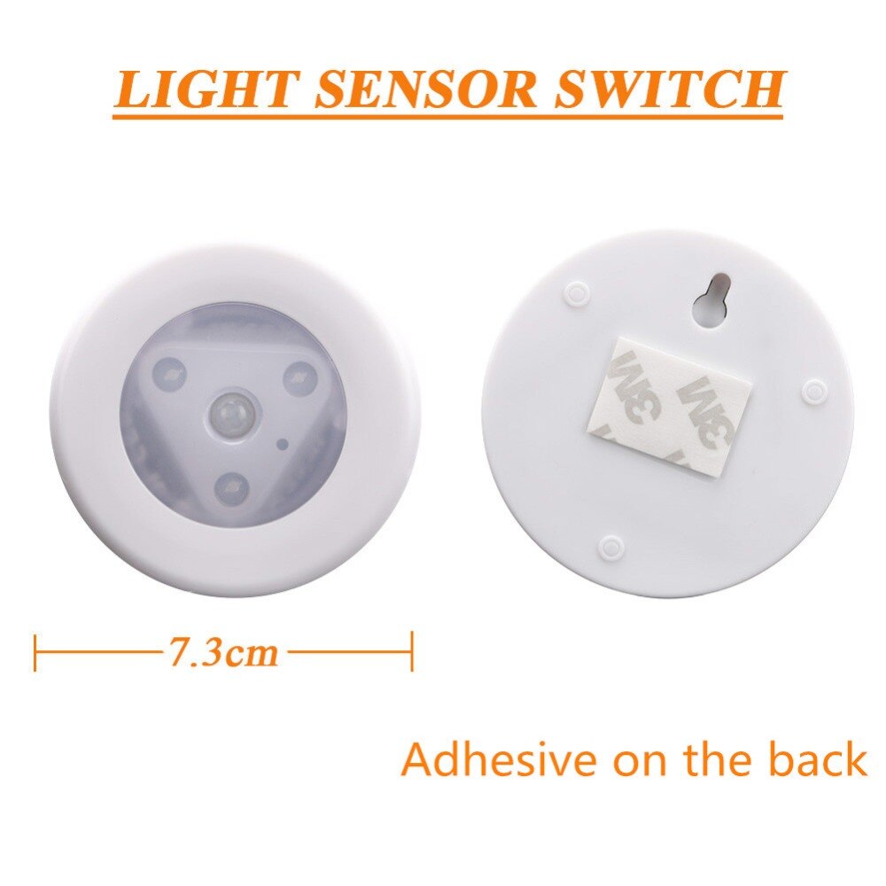 LED Night Lights with Motion Sensor Dual Induction IR Sensor Closet Cabinet Light AAA Battery Operated Auto On/Off Night Lamp