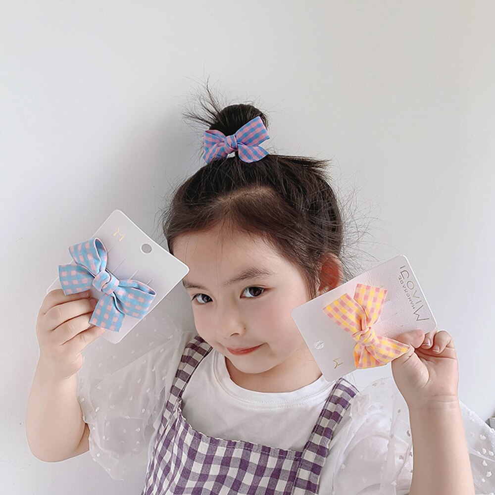 2 pièces/ensemble cheveux nœuds filles pinces à cheveux bébé enfants épingles à cheveux Barrettes chapeaux épingle à cheveux accessoires de cheveux