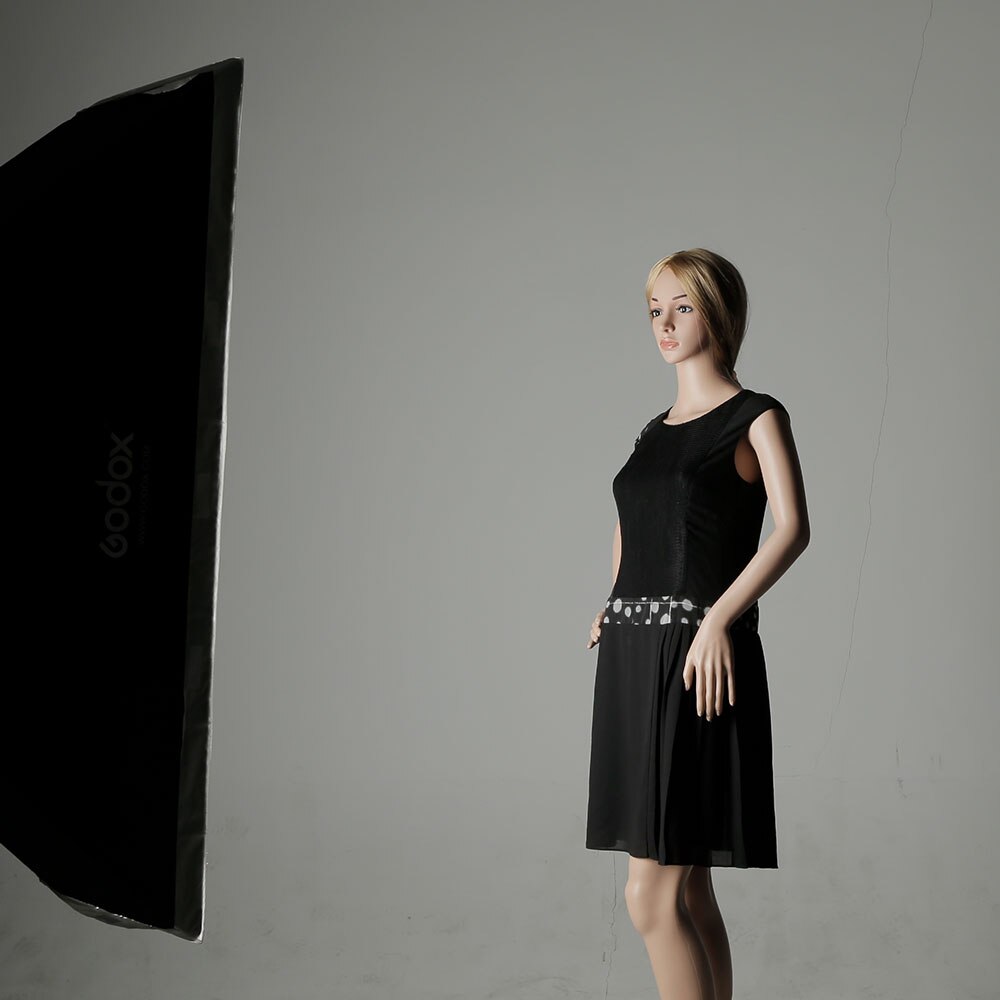 Godox 30 x 120cm 12 " x 47 " speedlite studio strobe flash fotoreflekterende softbox softbox diffuser til bowens mount