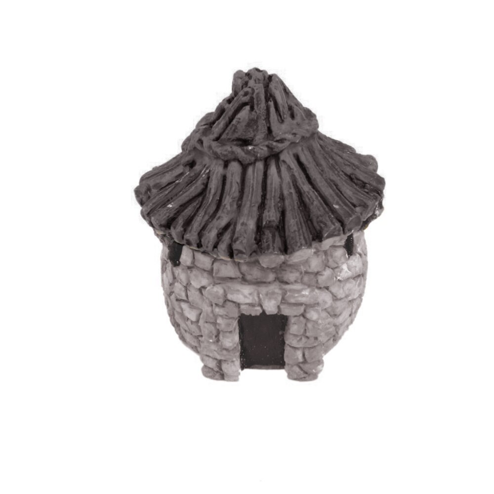 Aquarium Fish Tank Ornament Hars Rieten Huisje Mini Landschap Decoratie 4.3X2.5Cm Licht Paars: Default Title