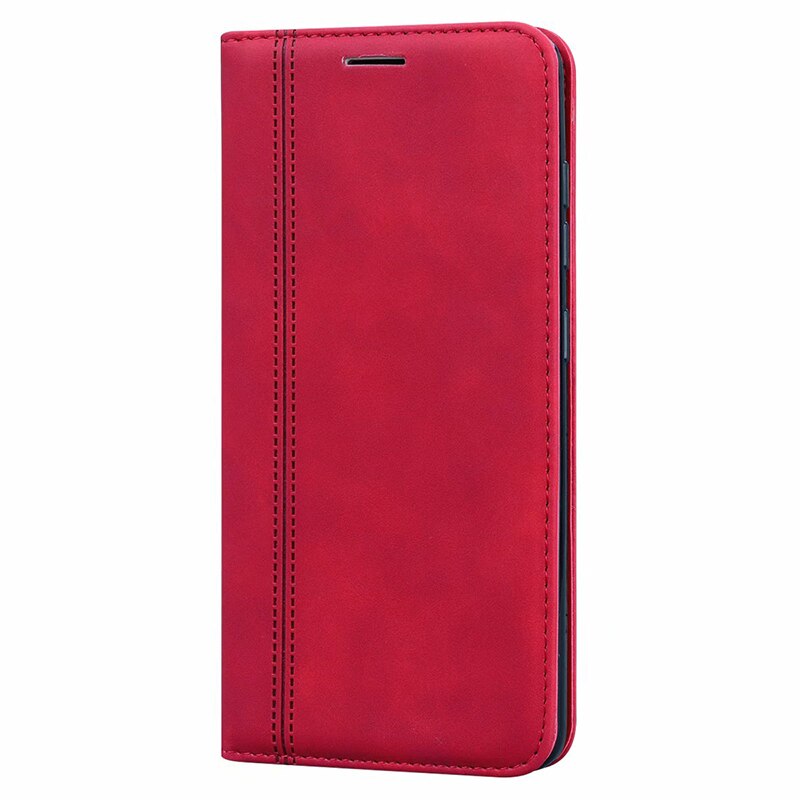 Abdeckung Für OPPO Realme C21 Fall PU Leder Zurück Flip Telefon Capa Shell Für Realme C21 C 21 чехол Brieftasche funda Schutz Luxus Tasche: Realme GT 5G / XNW Red Strap