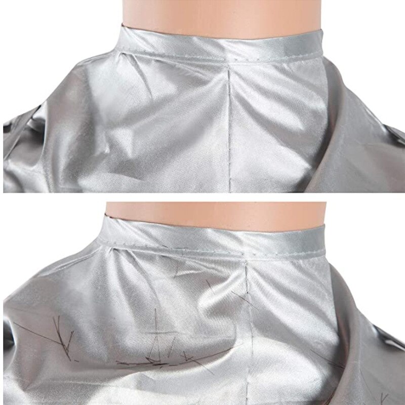 Diy hår skære kappe paraply kappe skære kappe wrap barbering forklæde hjem hår frisør kjole dække husholdning rengøring beskytte