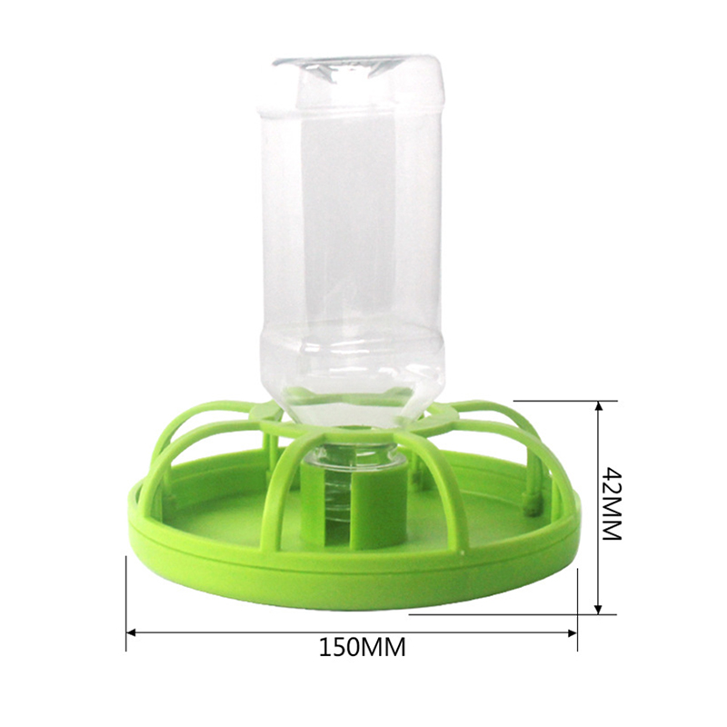 Distributeur d'eau de boisson pour reptiles, bol de nourriture, mangeoire à lézard, plat rond, bouteille de boisson: 1PCS-picture 3