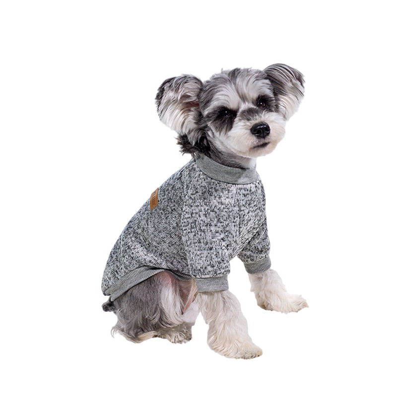 Welpen-Katzenjacke, Winter, warme Hundekleidung für kleine Hunde, Chihuahua-Mantel, Schnauzer, Mops-Kleidung, Sweatshirts, lässige Haustierkostümich: XL / Grau