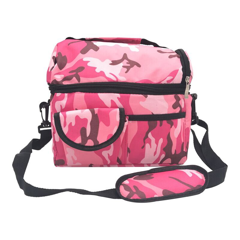 2 lager isolerad kylväska termisk matlåda picknick matförvaring väska bulk parti tillbehör leverans produktartiklar