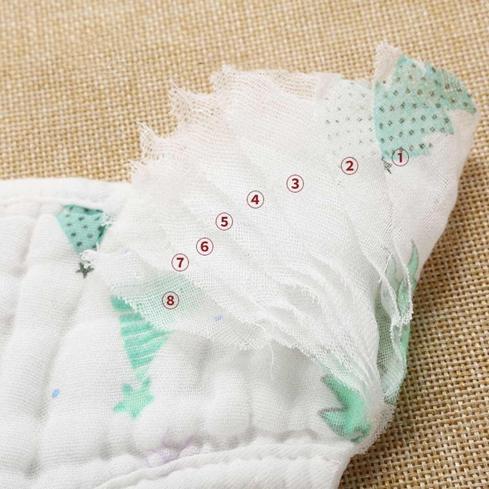 Waterproof Baby Bibs Kids Saliva Towel Flower Print Cotton Baby Boys Girl Bib 360 Degree Rotation Infant Bibs Burp Cloth