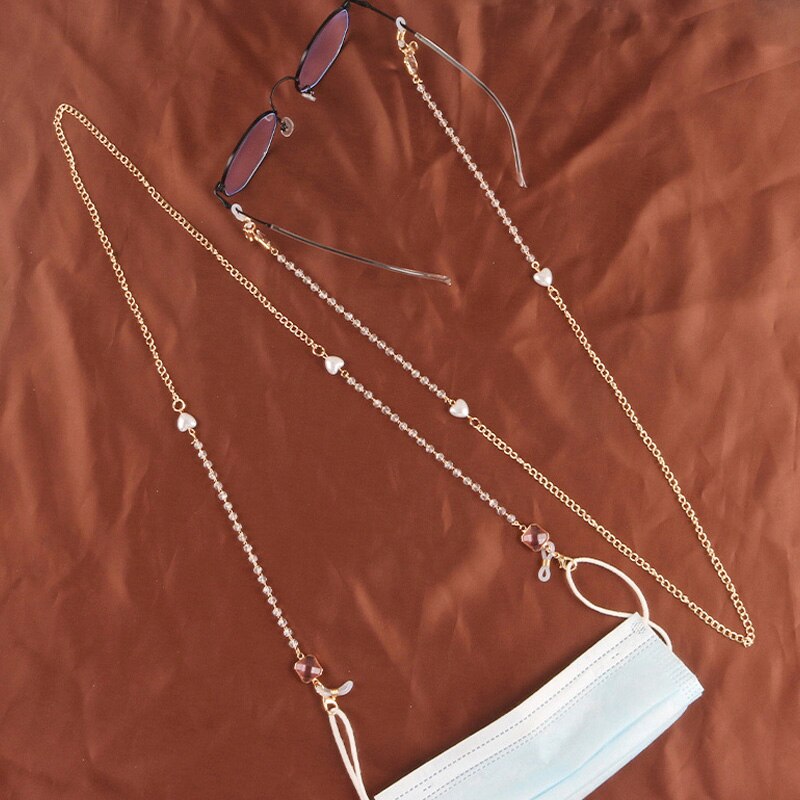 1Pcs Eyeglass Strap Reading Glasses Hanging Chain Sunglasses Spectacles Holder Neck Cord Glasses Slip Metal Chain