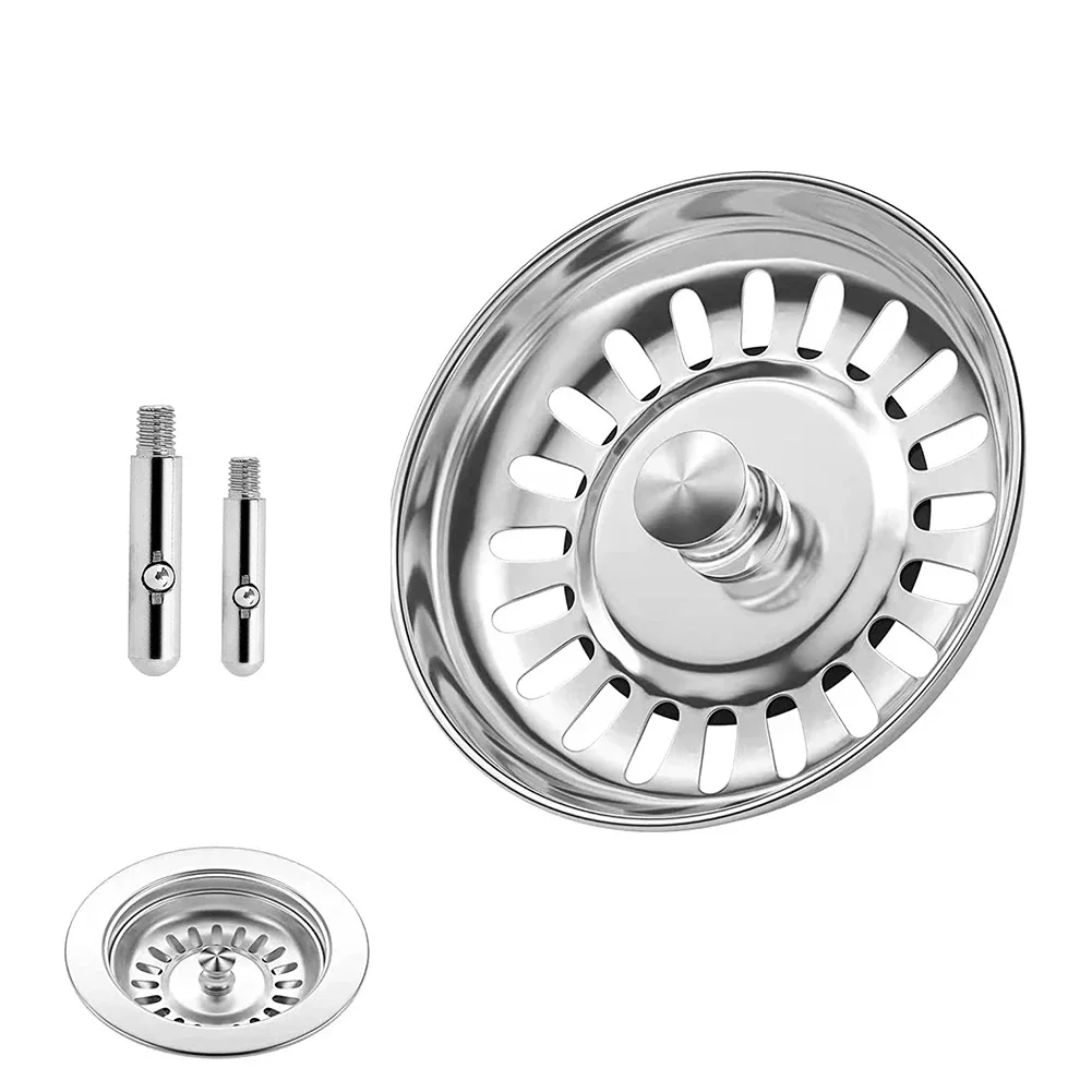 80mm/82mm/84mm Bathroom Sink Strainer sink sieve Stainless Steel Water Stopper Sink Water Filter Plug kitchen sink plug