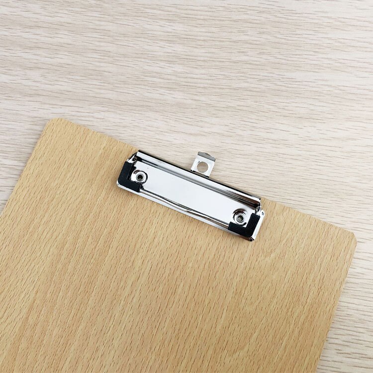 Office supplies thickened wooden hanging A4 board clamp, folder writing board clamp flat clamp