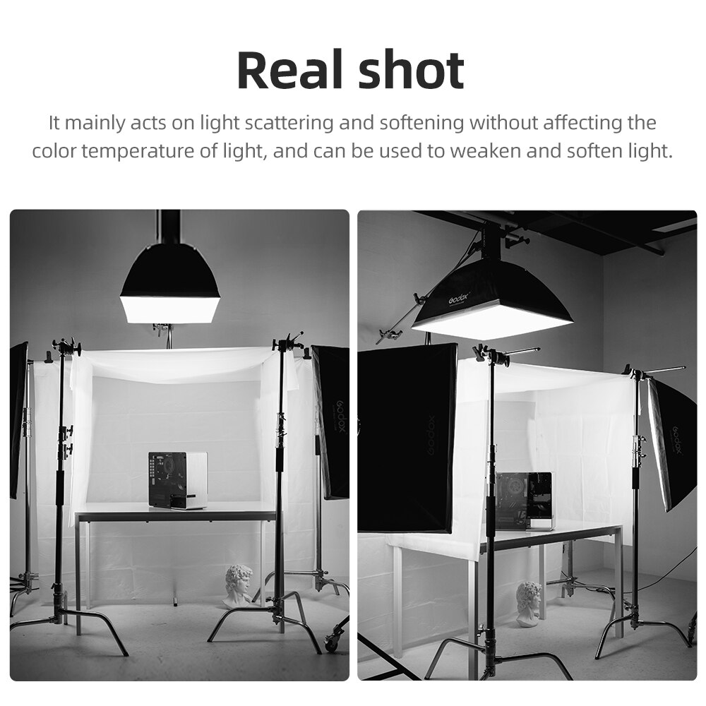 Fotografie Zachte Doek Transparant Wit Achtergrond Doek Vlinder Doek Schieten Foto Geschikt Voor Flash Live Licht Invullen