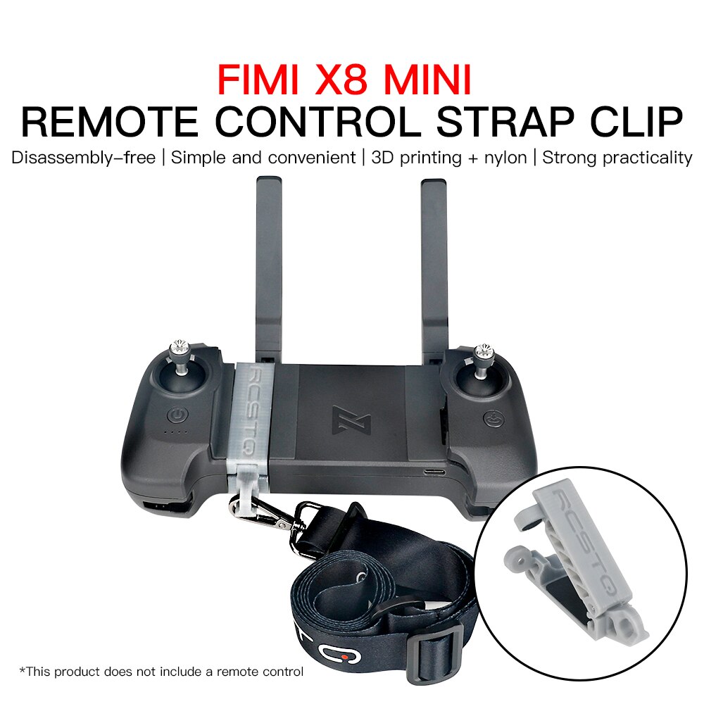 Fimi X8 Mini Afstandsbediening Draagriem Gesp Vaste Clip Met Lanyard Voor Fimi X8 Mini Drone Accessoires
