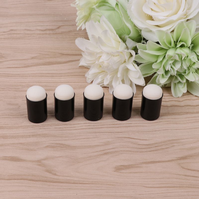 40pcs Finger Sponge Daubers Painting Ink Pad Stamping Brush Craft Case Art Tool with Box Scrapbooking DIY Crafts