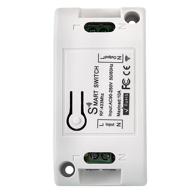 Wifi Draadloze Smart Switch Module 230V 10A Afstandsbediening Smart Single Circuit Breaker Voor Alexa / Echo Google Thuis