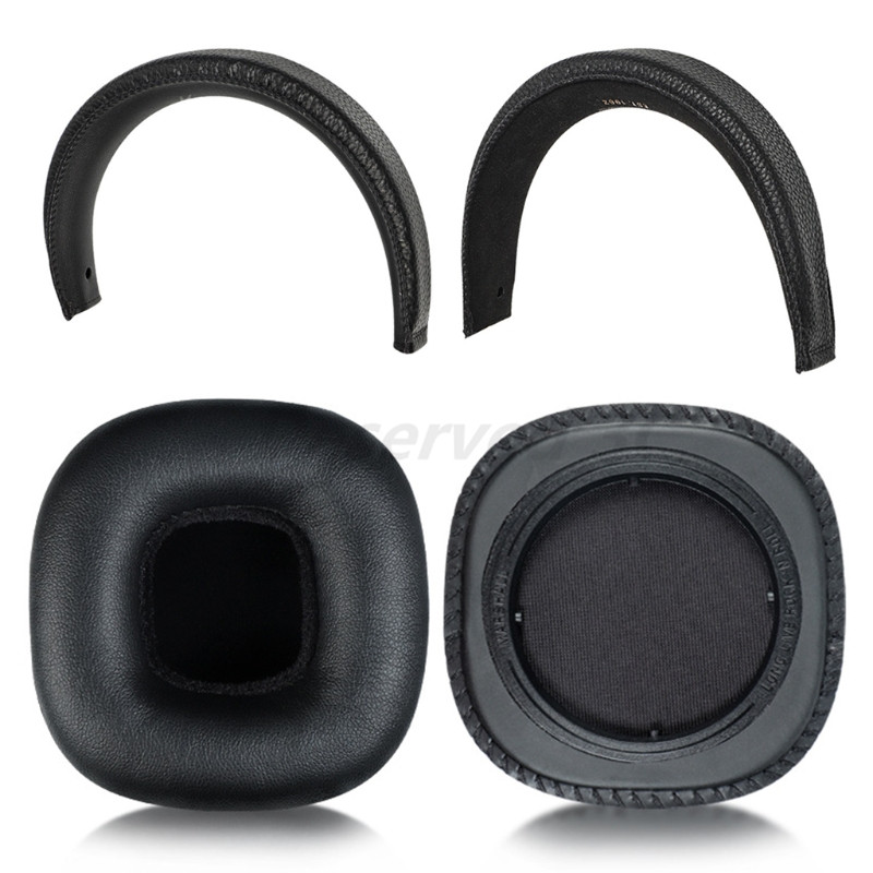Utbytes öronkuddar kudde huvudband headsettillbehör för marshall mid bluetooth/mid anc headset öronkuddar