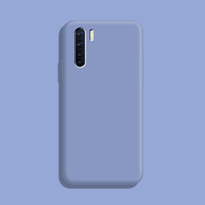 Voor Oppo A91 Case Pure Kleur Siliconen Case Macaron Kleuren Candy Tint Soft Tpu Eenvoudige Zwarte Behuizing Telefoon Back Cover: L11