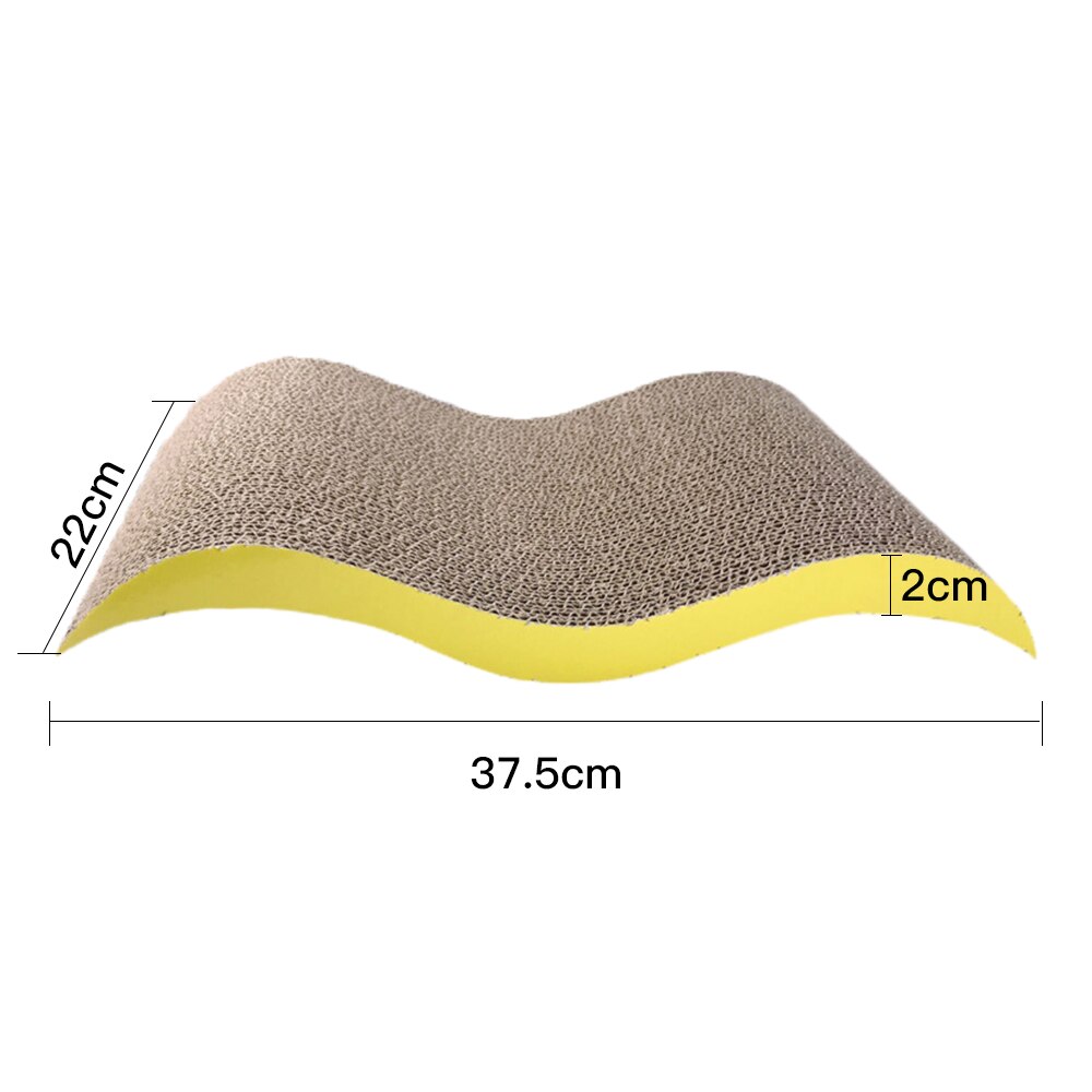 Cat Toys Cat Scratch Board Pad Scratching Posts Kitten Corrugated Paper Pad Cats Grinding Nail Scraper Mat Mattress: Red