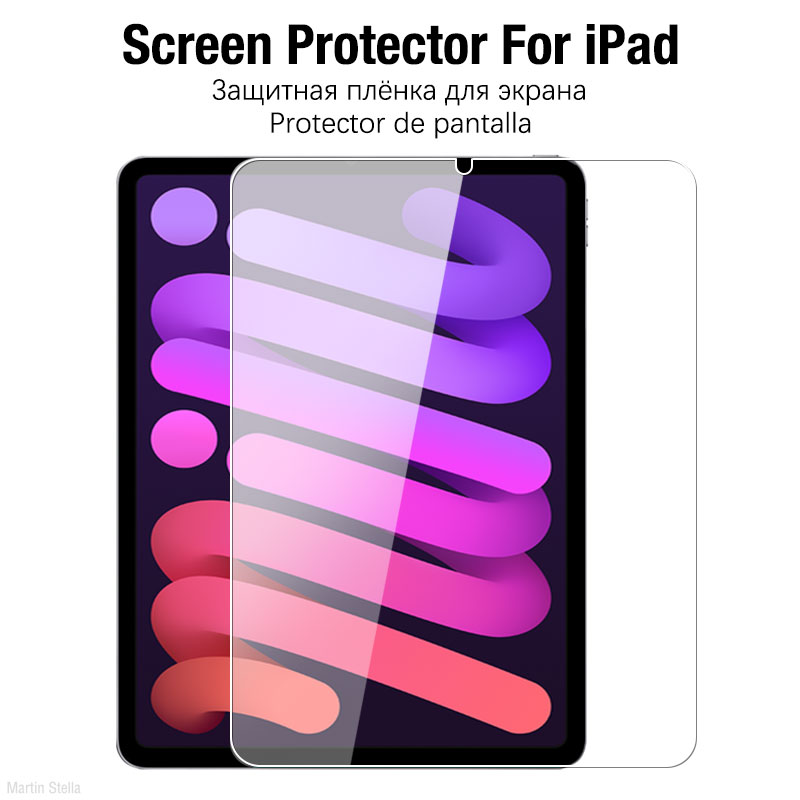 Dla Ipad Mini 6 2021 8.3 9th 9 5 Pro 11 12.9 ochraniacz ekranu ze szkła hartowanego dla Ipad powietrza 4 3 2 2020 10.2 8 8th 6th akcesoria