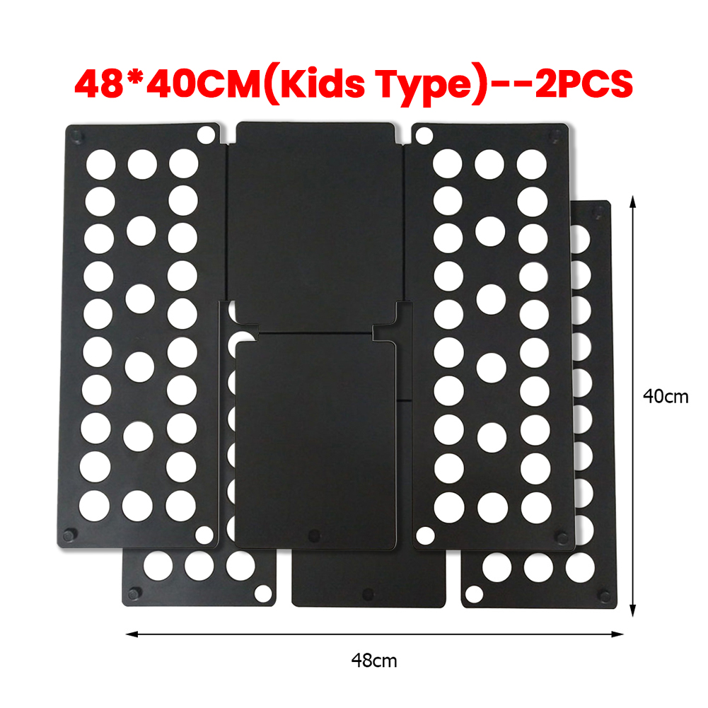 Plastic Clothes Folding Board Easy and Fast Kids Laundry Folder Shirt Folding Board Home Storage Tool for Kid Children Adults: light green