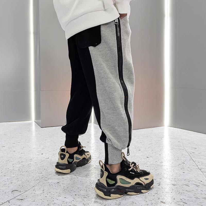 Pantaloni per ragazzi pantaloni Casual a righe moda primavera autunno bambini pantaloni sportivi di tendenza allentati pantaloni sportivi in cotone per adolescenti pantaloni Harem