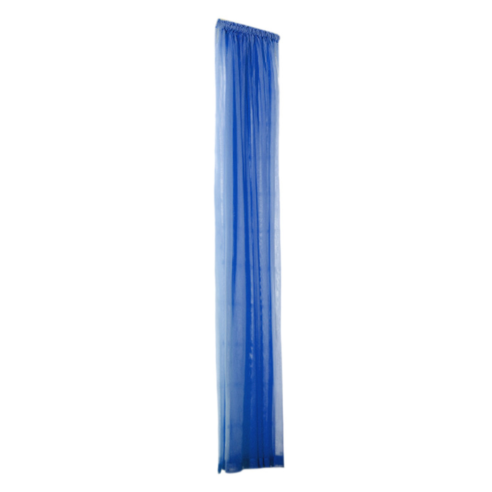 Rideaux de porte fenêtre en Tulle de couleur Pure, 200x80cm, 1 pièce: L