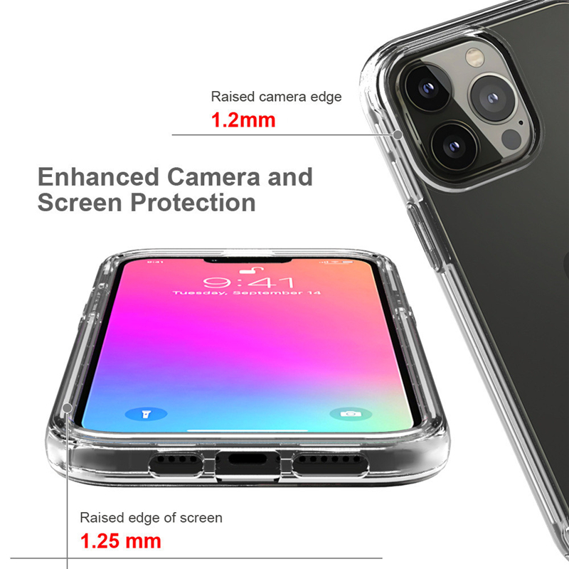 Full Body Double Clear Phone Case For iPhone 16 15 12 13 14 Pro Max 11 XR XS X 7 8 Plus Front Soft Silicone Hard PC Back Cover