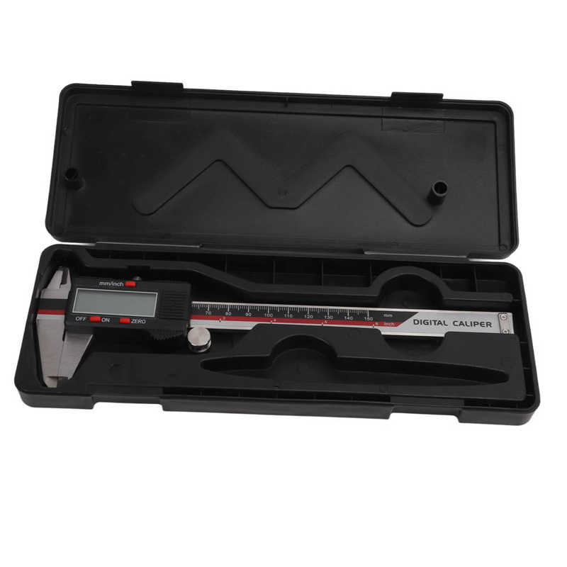 Digital Caliper Caliper Measuring Tool Clear Scale for Household: black