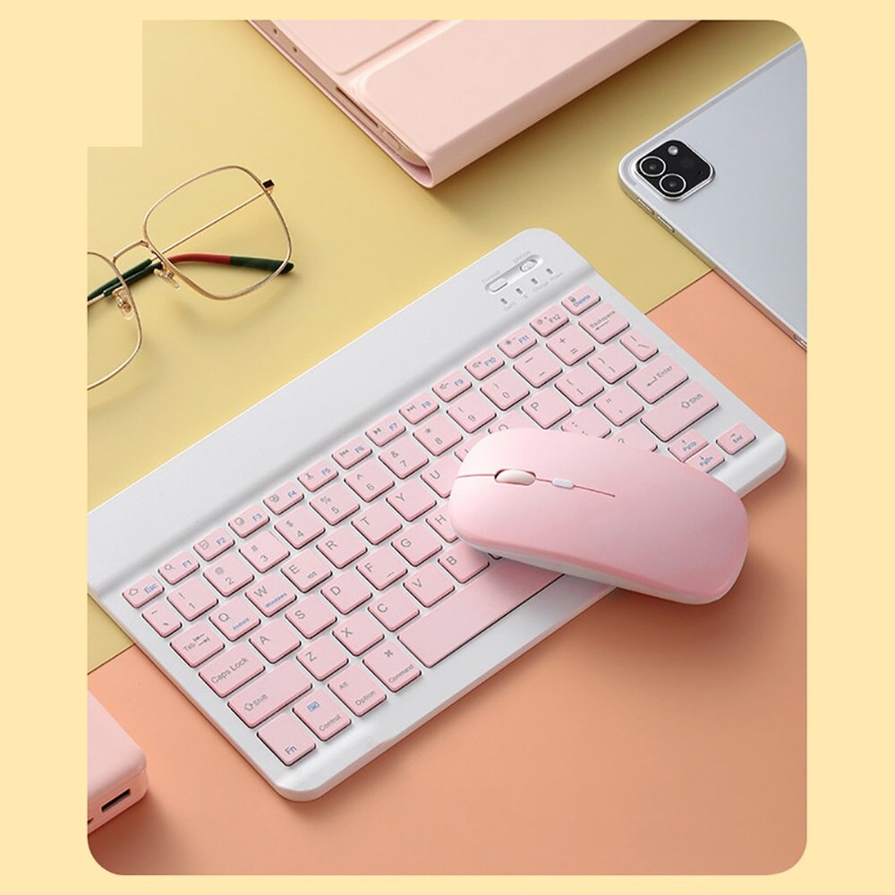 Universal Dual Mode Mouse Compatible Mouse Wireless Keyboard Mouse Rechargable Mouse For Ipad Tablet PC Funda