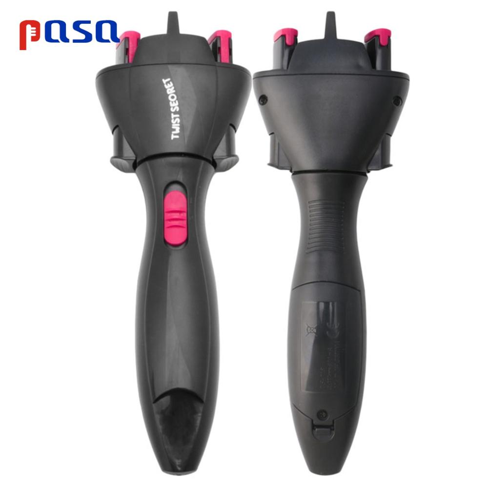 Dispositivo de tejido automático de Herramienta de Peinado eléctrico, trenza de pelo de dos hebras, estilo trenzado, bricolaje