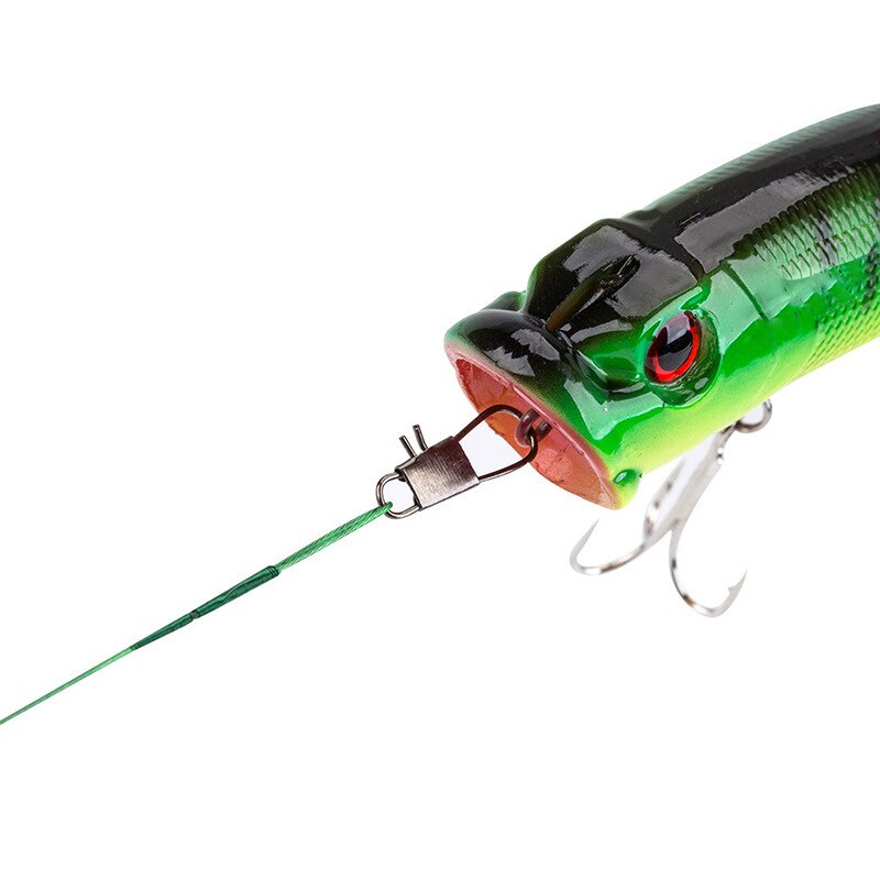 10Pcs Anti Bite Staal Vislijn 15Cm-30Cm Staaldraad Leider Met Swivel Vissen Accessoire Vissen draad Olta Leadcore Leash