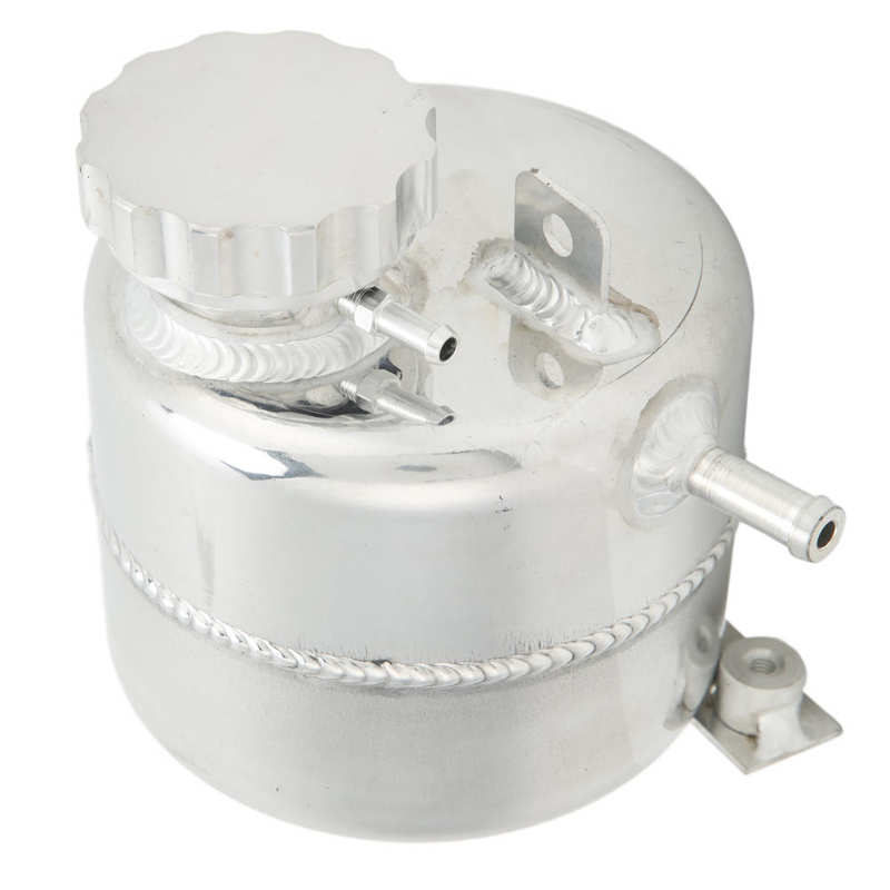 Coolant Expansion Bottle Aluminum Alloy Radiator Overflow Tank Rust Proof High Strength Maintenance Oil Resistant for Car