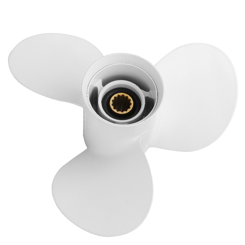 11 3/8X12 90mm Marine Propeller 3 Blades Boat Outboard Propeller For Yamaha 40 48 50 55 60HP Aluminum 13 Spline Tooths Diameter