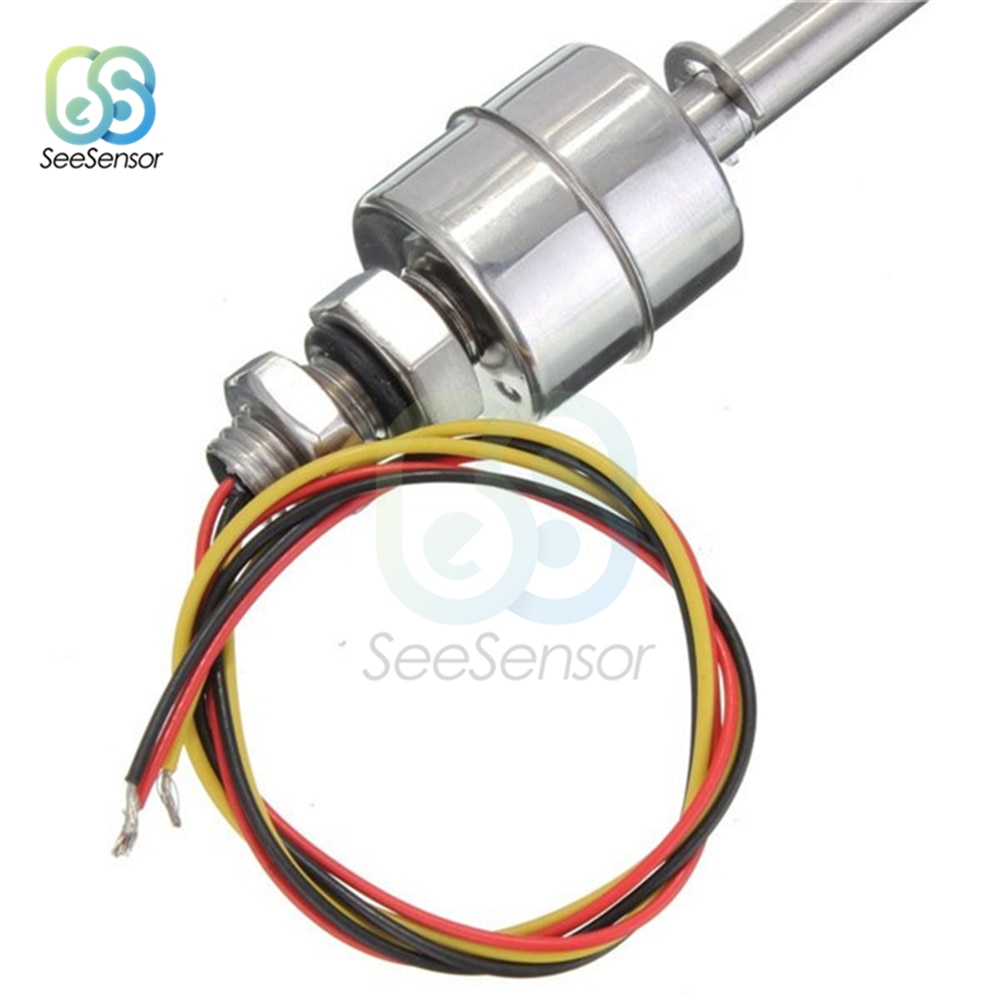 Rvs Vlotter Sensor Switch Liquid Water Niveau Sensor Controller Dubbele Bal Vlotterschakelaar Tank Pool Flow Sensoren 200Mm