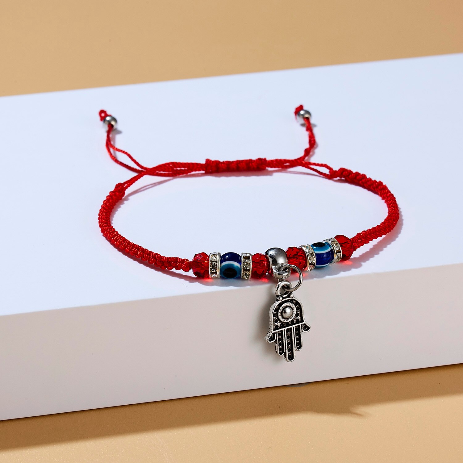 Mode Gevlochten Touw Kralen Blue Evil Eye Charm Armband Vrouwen Lucky Red String Hamsa Hand Armbanden Handgemaakte Vriendschap Sieraden: 9