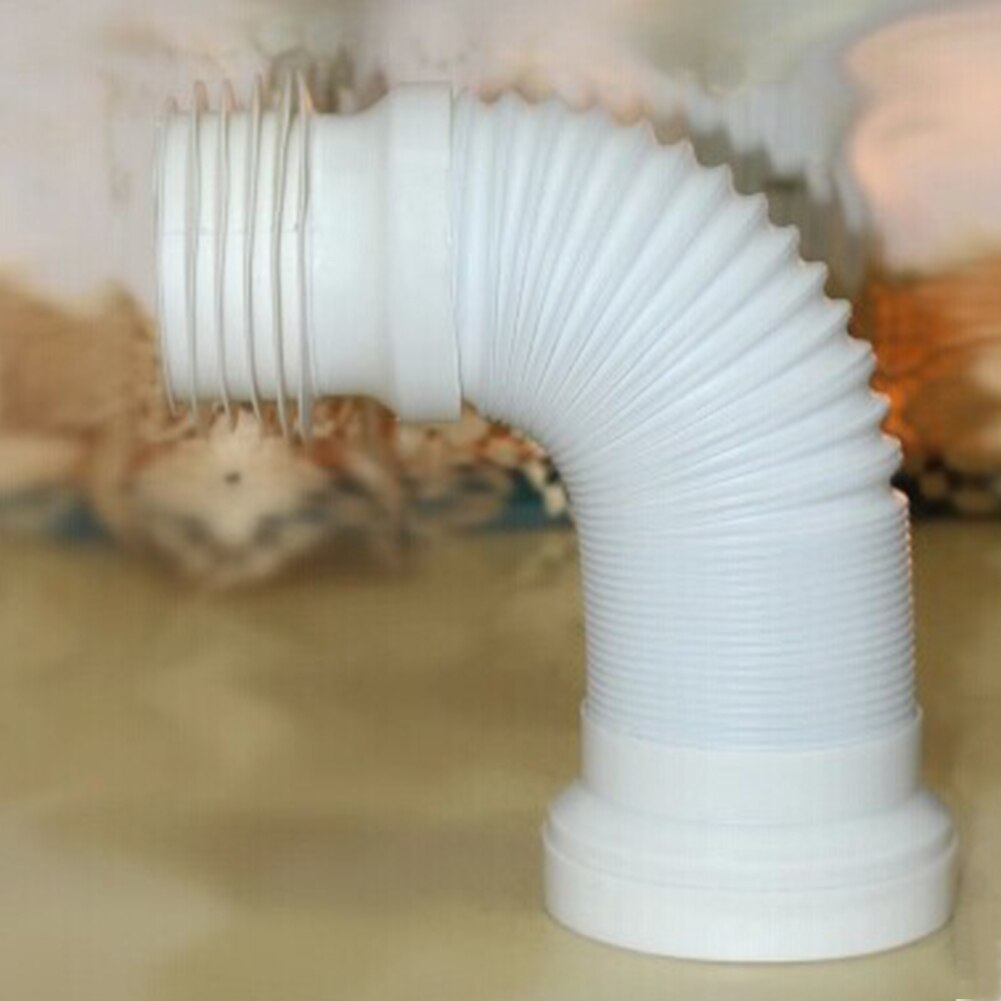 Sewer Tool Drain Pipe Pan Connector Sewage Home Toilet Bowl Flexible WC Accessories Plumbing Universal Durable Hose Displacement