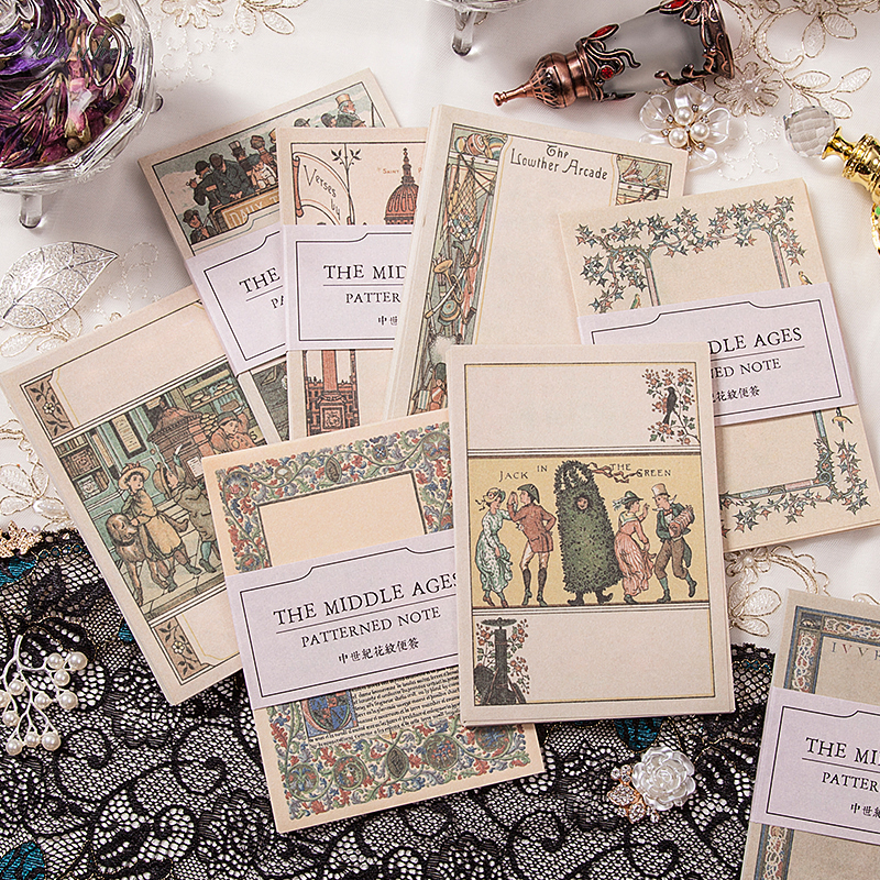 30 pçs do vintage medieval padrão material papel lixo jornal planejador scrapbooking vintage decorativo diy artesanato papel de fundo