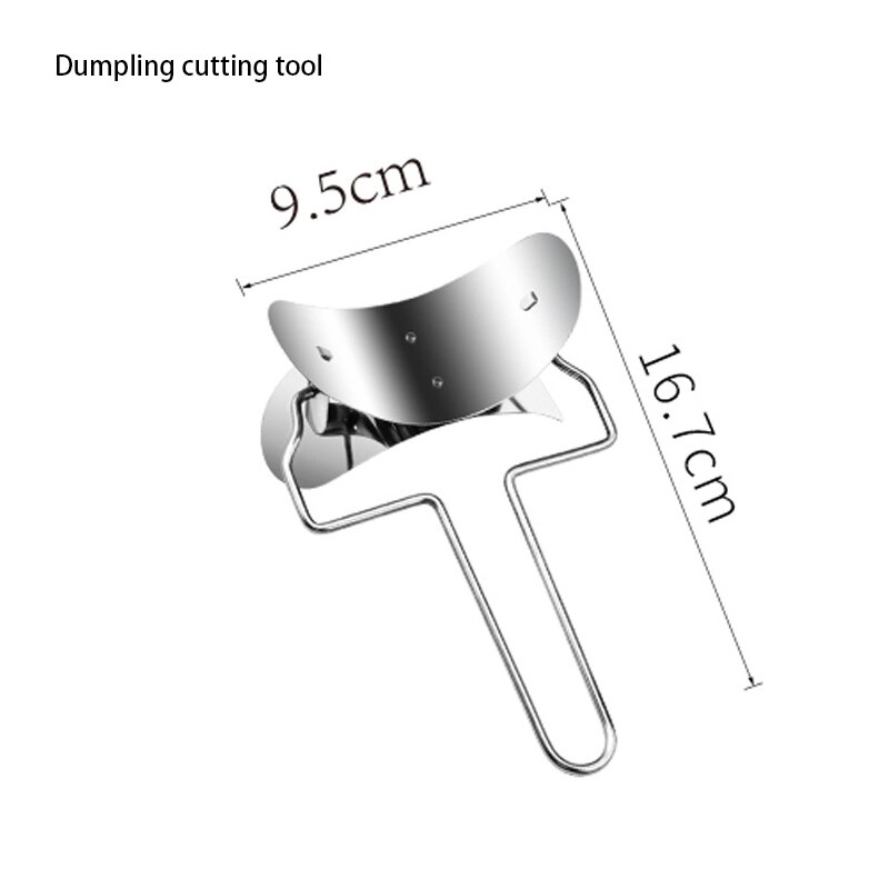 Knoedel Maker Roestvrij Stalen Bol Mold Mould Deeg Presser Cutter Pie Maker Gereedschap Keuken Gadgets: SKU-8