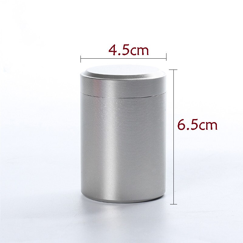 Mini Metal Tea Caddy sealed storage tank Portable travel Tea Boxes tea tin containers coffee canister Kitchen Spice Candy jar: S4