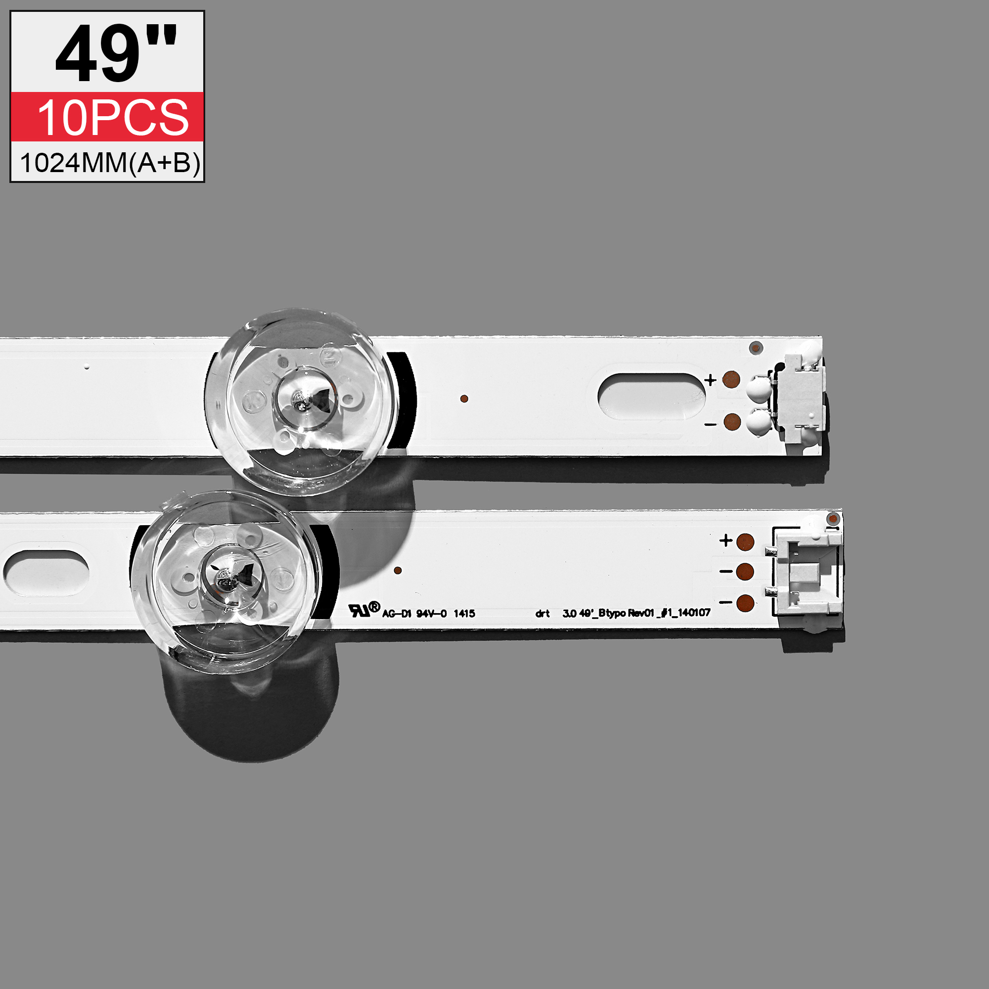 Neue 10 Teile/satz LED streifen Ersatz für LG 49LB580V 49LB5500 Innotek DRT 3,0 49 EINE B 6916L-1788A 6916L-1789A 6916L-1944A 1945A