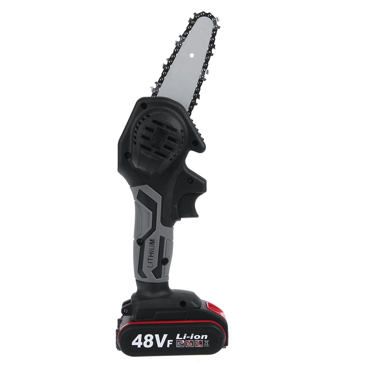 Cordless Electric Chainsaw Mini Electric Saw 4 inch Portable Electric Pruning Saw Rechargeable Wood Cutter Woodworking Tools