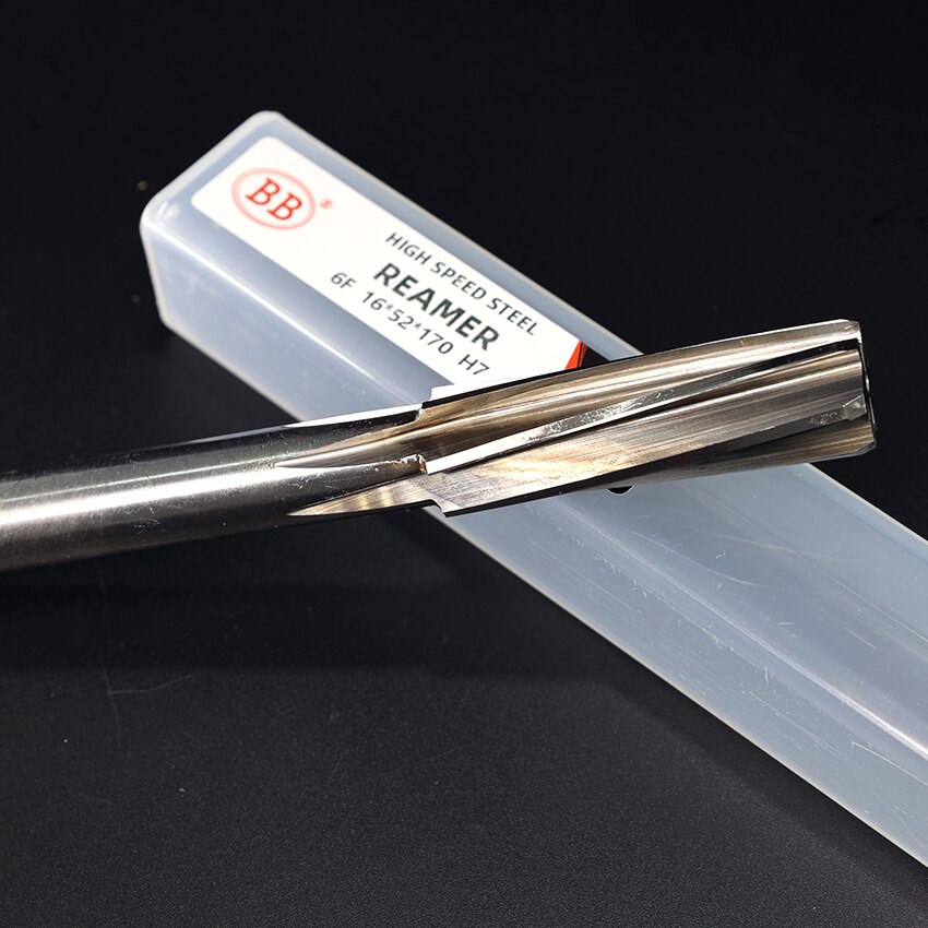 BB HSS-Bearbeitungswerkzeug, Spiralflöte, Reibahle, Kobalt, Schneiden, H7-Schaftdurchmesser 2–16 mm, für Metall, Stahl, Aluminium, Lochbohrer